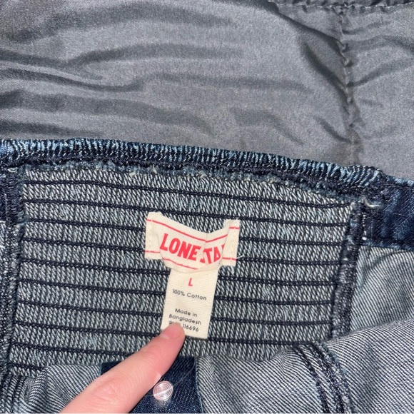 Lone Star Y2K Denim Tube Top - Picture 2 of 3